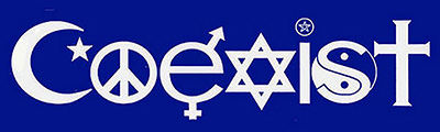 Coexist Sticker
